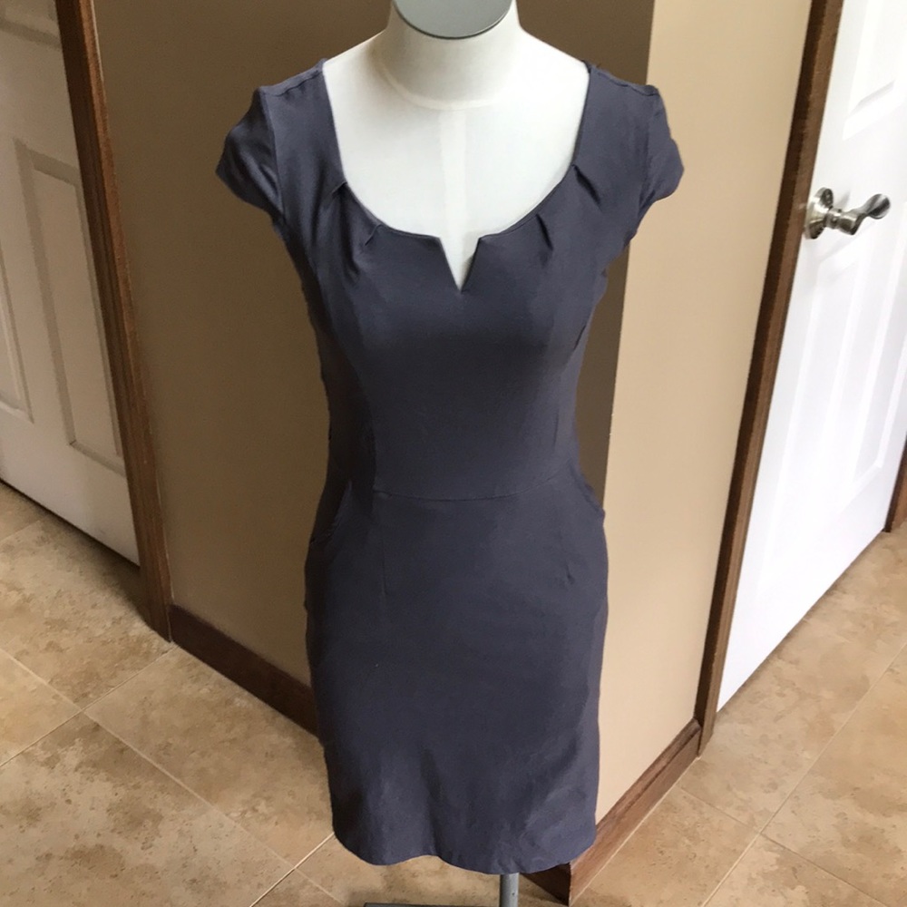 Gray Pencil Dress